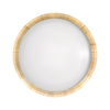 LED mennyezeti lámpatest kerek 3CCT DIM +RGB távirányítóval fahatású-minta falonkívüli 1x 30W 170-250V AC 2000lm 2700-6000K IP20 Modee