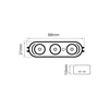 LED modul 865 DIM 2,5W- 12V DC 237lm 6500K 170° fehér 70000h IP65 A++-en.o. Prime OPTO LED line