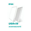 LED panel falonkívüli 1x 30W 220-240V AC 4200lm 4000K IP44 50000h MLX PL-B6060-30W HUNILUX