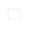 LED panel süllyesztett 1x 34W 220-240V AC 4760lm 4000K IP20 50000h Prime LED line