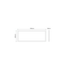 LED panel UGR22 falonkívüli 1x 40W 220-240V AC 4000lm 4000K IP20 30000h Lite 2in1 LED line