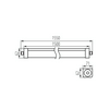 LED porpáramentes lámpatest 50000h falonkívüli 1x 90W 220-240V AC 12000lm 4000K IP65 50000h TP STRONG LED 90W-NW KANLUX