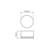 RF LED távirányító Variante-vezérlőhöz WiFi DIM+CCT 2,4GHz 1csat. ezüst Variante Joy LED line