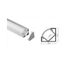 LED szalag profil alumínium 45°-sarok 18,1x18,1x2000mm 12,5m-széles  Clearled