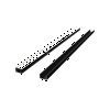 LED szalag profil készlet felületre aluminium U 16x9,5mm fekete 2m  Prime LED line