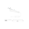 LED szalag profil készlet sarok aluminium 16,6x16,6mm ezüst 2m  Prime LED line