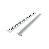 LED szalag profil készlet süllyesztett U aluminium 25,5x9,5mm ezüst 2m  Prime LED line