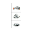 LED szpot lámpatest álmennyezeti 24W 220-240V AC 2700lm 4000K fehér-ház alumínium Perlita M OMS