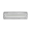 LED vészvilágító állandó/készenléti LiFePO4 3,2V 1500mAh akku 3h 4.2W 220-240V AC 140lm falon/mennyezeten kívüli IP65 GEYER