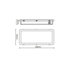 LED vészvilágító állandó/készenléti +matricakészlet 2.7W 220-240V AC mennyezeti MLX JM515 HUNILUX