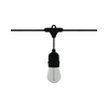 LED kerti lámpafüzér 5m/10db E27+LED lámpa sorolható dugó+dugalj 2W/m 2db/m 55lm/m Lite LED line