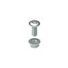 Lencsefejű csavar+anya M6x16mm TX30 16mm x Torx acél lencsefejű LFM 6X16-TX V Niedax