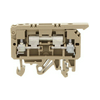 Leválasztó sorkapocs 4A 300V csavaros csavaros bézs 0,2-4mm2/sokerű TK 2/K BG CONTA-CLIP