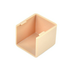 Vezetékcsatorna végzáró 20x20-hoz balos/jobbos 19.2mm x 21.2mm x műanyag arany/bronz LHD KOPOS