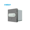 Livolo mozgásérzékelő falba 120° PIR 1000W 250V ezüst IP20 C7 LIVOLO