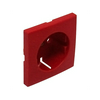 Logus fedlap Schuko dugaljhoz központi fedlap dugalj piros üres-jel IP20 műanyag matt Elko EP