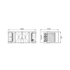 Bővítőmodul 1-wire 1F 24V kalapsínre dmax. 1-wire Extension LOXONE