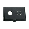 Merten adapterkeret 2x BNC/TNC koax csatlakozóhoz műanyag fekete címketartó nélkül Schneider