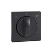 MERTEN Fedlap, forgatógombos ventilátor kapcsolóhoz, System-M, antracit
