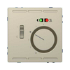MERTEN Padlótermosztát, kapcsolóval, 250 V, 10A, System-D, szahara
