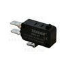 Mikrokapcsoló kúpos nyomórudas műanyag 1v 2A/AC15/230V IP00 csúszó érintkező KW3 TRACON