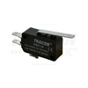 Mikrokapcsoló rugós-lemezkar műanyag 1v 2A/AC15/230V IP00 csúszó érintkező KW3 TRACON
