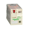 Miniatűr relé 10A 3v dugaszolós 24V50Hz monostabil IP40 LED Zelio RXM Schneider
