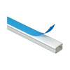 Minicsatorna öntapadós műanyag 20mm x 12.5mm x 2010mm x fehér kezeletlen DLP mini LEGRAND