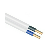 MM-fal kábel vakolatba AT-N05VVH-U tömör réz fehér 2x 1.5mm2 300V/U0 AT-N05VVH-U (MMCu) 100m