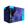 LED karácsonyi füzér 200LED/20m cold +3m-tápegység-dugóval 8mód kültéri 10db/m fehér-fényű Modee