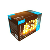 LED karácsonyi füzér 200LED/20m warm +3m-tápegység-dugóval 8mód kültéri 10db/m fehér-fényű Modee