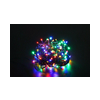 LED karácsonyi füzér 200LED/20m műanyag tápegység-dugóval 8mód kültéri 10db/m RGB-fényű AC Modee
