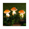 LED kerti szolár dekor lámpatest gomba (3db) 1,2V/0,3Ah Ni-MH AA akkuval 8h falonkívüli Modee