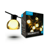 LED kerti szolár dekor lámpafüzér 4,4m/8db 1,2V/0,4Ah Ni-MH AA akku 8h 0.9W/m 1.8db/m DC Modee