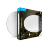 LED mennyezeti lámpatest kerek csillagos falonkívüli 1x 24W 170-265V AC 2500lm 4000K S-A105 Modee