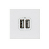 Mosaic USB töltőaljzat 2M 2/ki 2400mA-max. 5V süllyesztett fehér LEGRAND
