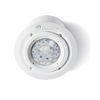 Mozgásérzékelő álmennyezetbe alkonykapcsolóval 360° PIR 8m-érzékelésátmérő 4m-oldalra 24V AC/DC süllyesztett IP40 18.31.0.024.0300 FINDER