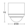 Mozgásérzékelő mennyezetre BT MESH 360° PIR 26m-érzékelésátmérő 250W 230V fehér IP54 MD IR N360 uDIM STEINEL