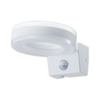 LED kültéri fali lámpatest kerek mozgásérzékelővel 9m/előre 10s-5min 3-2000lx falon kívüli 1x 20W 220-240V AC 1700lm 4500K IP65 TRACON