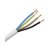 Műanyagköpenyű kábel H05VV-F 4x 0.75mm2 hajlékony 300V/U0 500V fehér H05VV-F (MT) 100m
