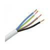 Műanyagköpenyű kábel H05VV-F 4x 1mm2 hajlékony 300V/U0 500V fehér H05VV-F (MT) 100m KÁBELgyártó