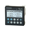 Multifunkciós mérőműszer 96x96mm LCD RS485 Modbus 3DI/2AO A-mérő  V-mérő Diris A-40 SOCOMEC