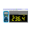 Multiméter V-A-Ohm-µF-°C-Hz USB digitális 1000VDC 750VAC 10ADC 10AAC 60MOhm Pancontrol