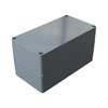 Műszerdoboz alumínium 120x220x118mm(MAxSZxMÉ) IP66 festett ezüstszürke