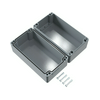 Műszerdoboz alumínium 120x220x118mm(MAxSZxMÉ) IP66 festett ezüstszürke (szerlap nélkül) ROSE+BOPLA