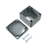 Műszerdoboz alumínium A100 45x50x30mm(MAxSZxMÉ) IP66 festett ezüstszürke (szerlap nélkül) ROSE+BOPLA