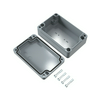 Műszerdoboz alumínium A102 64x98x34mm(MAxSZxMÉ) IP66 festett ezüstszürke (szerlap nélkül) ROSE+BOPLA