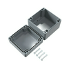 Műszerdoboz alumínium A120 120x122x91mm(MAxSZxMÉ IP66 festett ezüstszürke (szerlap nélkül) ROSE+BOPLA