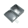 Műszerdoboz alumínium A126 140x200x91mm(MAxSZxMÉ) IP66 festett ezüstszürke (PR00100110280 szerlap nélkül) ROSE+BOPLA