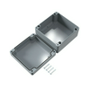 Műszerdoboz alumínium A127 180x180x101mm(MAxSZxMÉ) IP66 festett ezüstszürke (PR00100110290 szerlap nélkül) ROSE+BOPLA